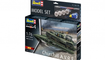 ModelSet military 63297 - Churchill A.V.R.E. (1:76)- Revell