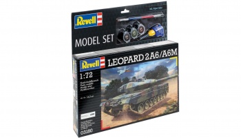 ModelSet tank 63180 - Leopard 2A6/A6M (1:72) - Revell