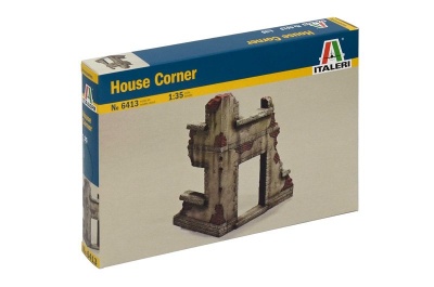 Model Kit budova 6413 - HOUSE CORNER (1:35) - Italeri