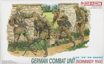 Model Kit figurky 6003 - GERMAN COMBAT UNIT (NORMANDY 1944) (1:35) - Dragon