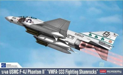 Model Kit letadlo 12356 - USMC F-4J Phantom II "VMFA-333 Fighting Shamrocks" (1:48) - Academy