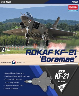 Model Kit letadlo 12585 - ROKAF KF-21 "Boramae" (1:72) - Academy