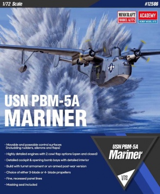 Model Kit letadlo 12586 - USN PBM-5A MARINER (1:72) - Academy