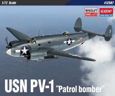 Model Kit letadlo 12587 - USN PV-1 “Patrol bomber” (1:72) - Academy