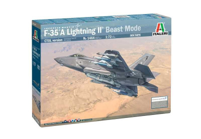 Model Kit letadlo 1464 - F-35A Lightning II (Beast Mode) (1:72) - Italeri