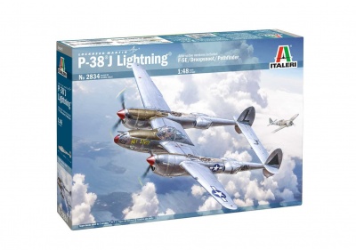 Model Kit letadlo 2834 - P-38J E.T.O. (1:48) - Italeri