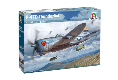 Model Kit letadlo - P-47D Thunderbolt (E.T.O.) (1:48) - Italeri