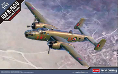 Model Kit letadlo - RAF B-25C/D "European Theatre" (1:48) - Academy