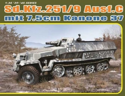 Model Kit military 6225 - Sd.Kfz.251/9 Ausf.C EARLY PRODUCTION (1:35) - Dragon