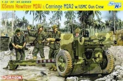 Model Kit military 6531 - 105mm HOWITZER M2A1 & CARRIAGE M2A2 (1:35) - Dragon