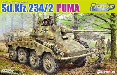 Model Kit military 6943 - Sd.Kfz.234/2 PUMA (PREMIUM) (1:35) - Dragon