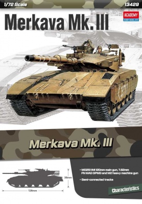 Model Kit tank 13429 - Merkava Mk. III (1:72) - Academy