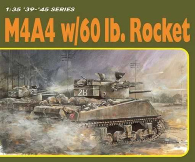 Model Kit tank 6405 - M4A4 w/60lb ROCKET (1:35) - Dragon