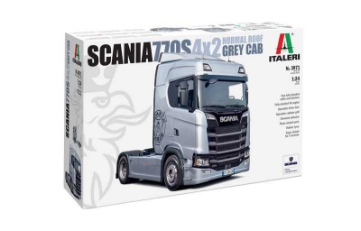 Model Kit truck 3971 - Scania S770 4x2 Normal Roof "Grey Cab" (1:24) - Italeri