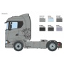 Model Kit truck 3971 - Scania S770 4x2 Normal Roof "Grey Cab" (1:24) - Italeri