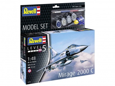 ModelSet letadlo 63813 - Dassault Mirage 2000C (1:48) - Revell