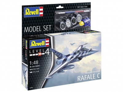 ModelSet letadlo 63901 - Dassault Aviation Rafale C (1:48) - Revell