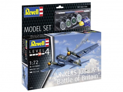 ModelSet letadlo 64972 - Junkers Ju88 A-1 "Battle of Britain" (1:72) - Revell