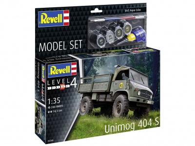 ModelSet military 63348 - Unimog 404 S (1:35) - Revell