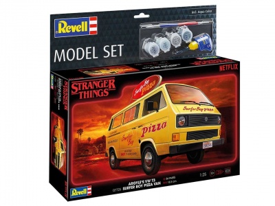 ModelSet STRANGER THINGS auto 67725 - VW T3 Bus "Surfer Boy" (1:25) - Revell