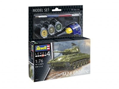 ModelSet tank 63323 - M24 Chaffee (1:76) - Revell