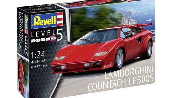 Lamborghini Countach LP500S (1:24) Plastic ModelKit auto 07730 - Revell