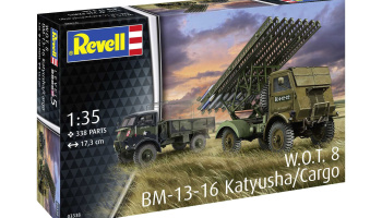 Plastic ModelKit military 03338 - BM-13-16 on WOT 8 (1:35) - Revell