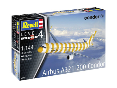 Plastic ModelKit letadlo 03788 - A321-200 Condor (1:144) - Revell