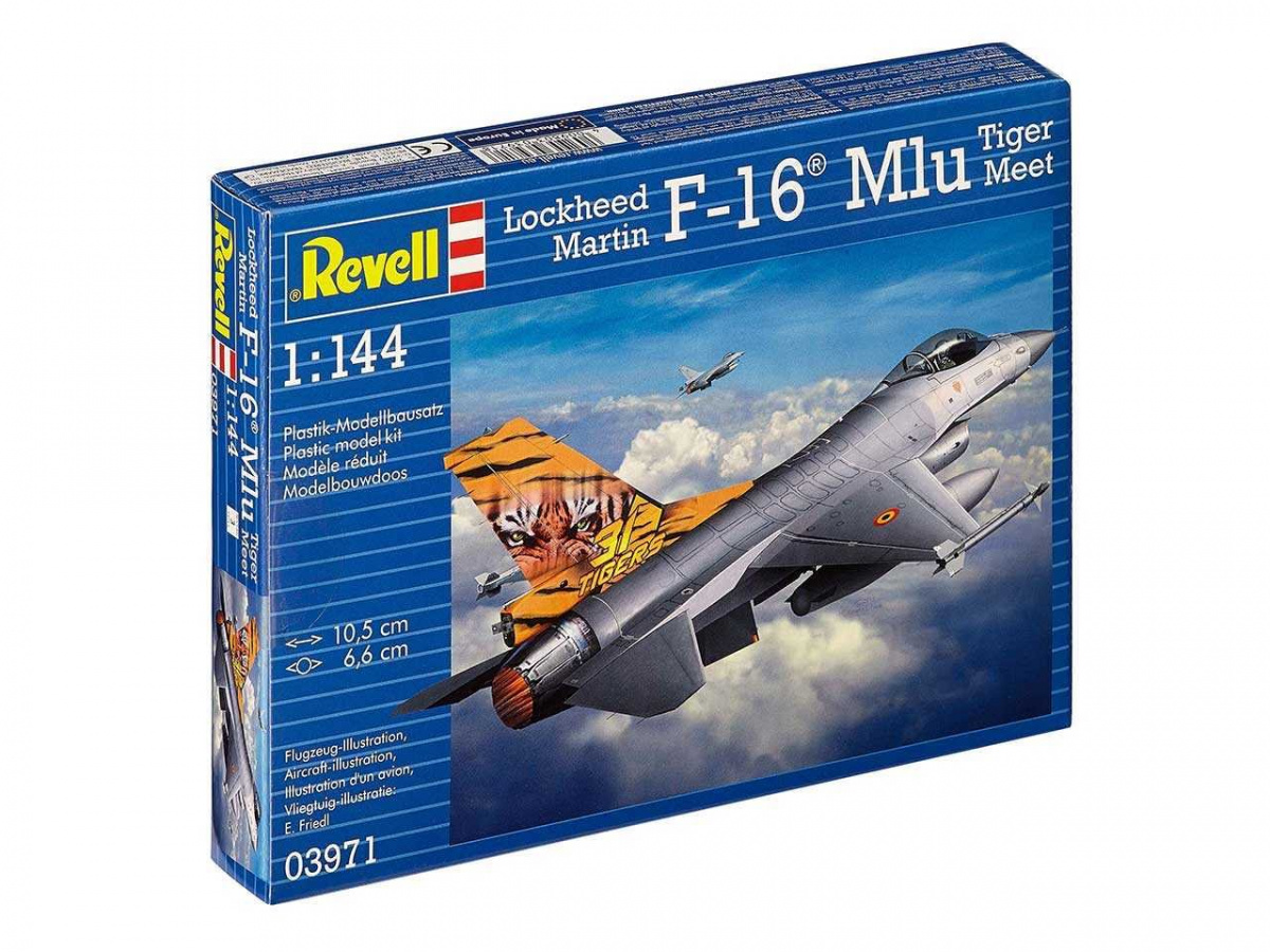 Plastic ModelKit letadlo 03971 - F-16 Mlu TigerMeet (1:144) - Revell ...
