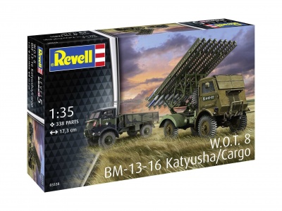 Plastic ModelKit military 03338 - BM-13-16 on WOT 8 (1:35) - Revell