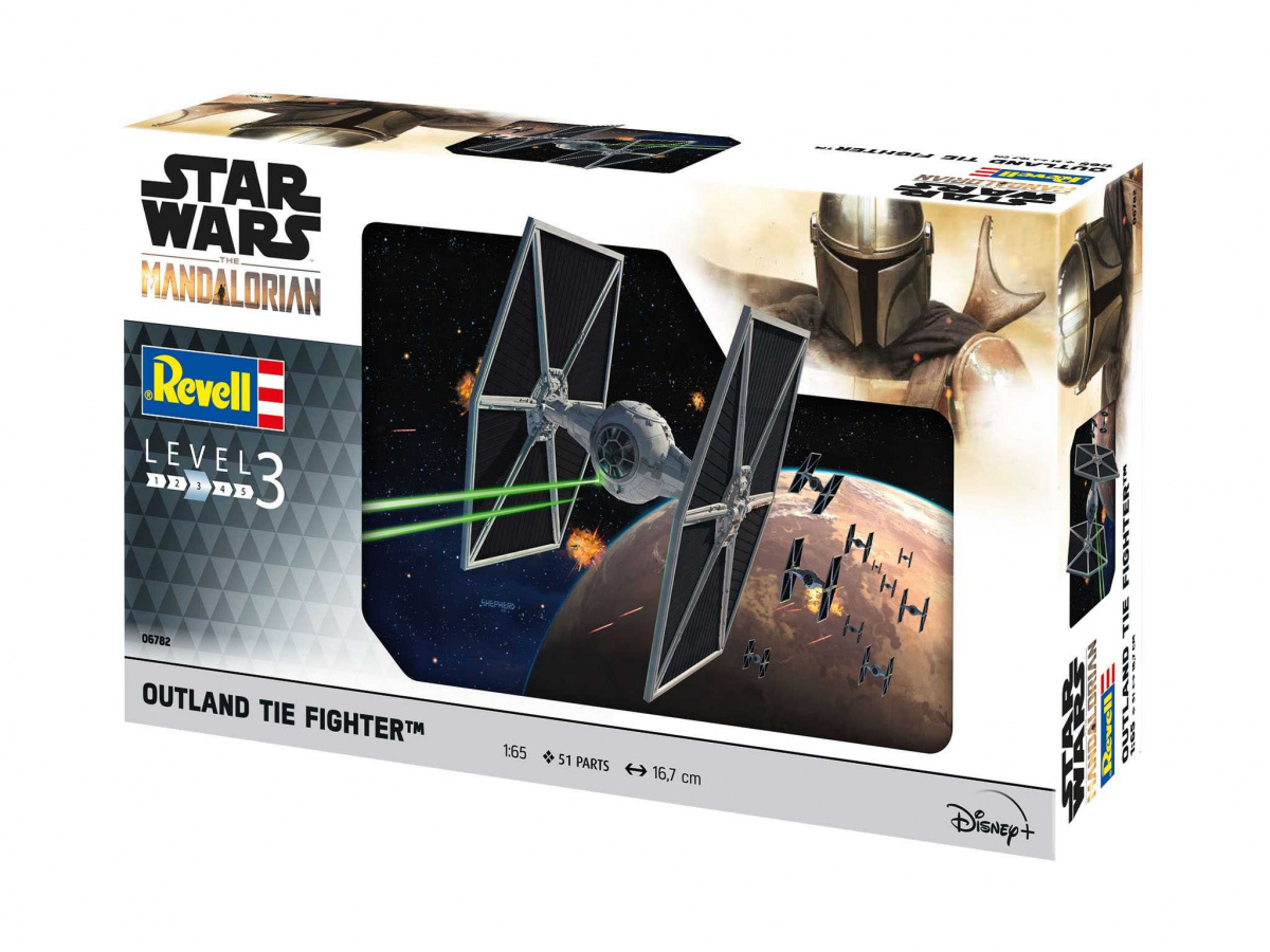 Star wars-maquette/model kit- Darth vader's tie fighter - REVELL-1/12e