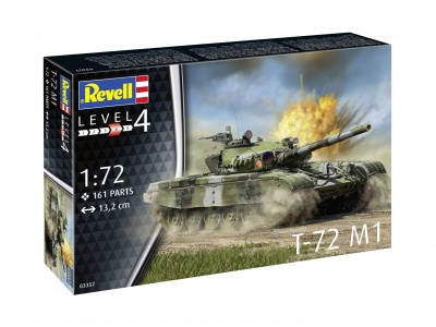 Plastic ModelKit tank 03357 - T-72 M1 (1:72) - Revell