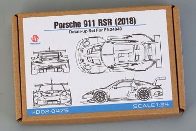 Porsche 911 RSR(2018) Detail-up Set For PN24040 1/24 - Hobby Design