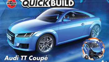 Quick Build auto J6054 - Audi TT Coupe - Blue - Airfix