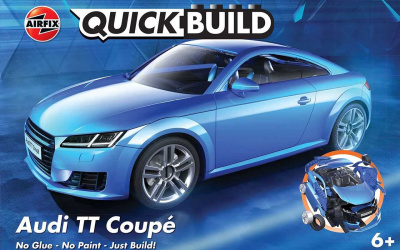 Quick Build auto J6054 - Audi TT Coupe - Blue - Airfix