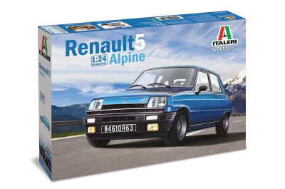 dak Hen Huiskamer Renault 5 Alpine (1:24) Model Kit 3651 - Italeri | Car-model-kit.com