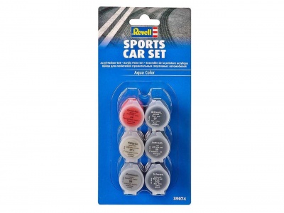 Sada barev Aqua Color 6x5ml - Sports Car Set