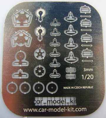 Seat Belts F1 Photo-Etched Parts 1/20 - Car-model-kit