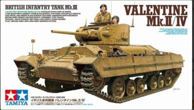 SLEVA 15% DISCOUNT - British Infantry Tank Mk. III Valentine Mk. II/ IV (1:35) - Tamiya