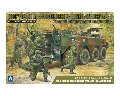 SLEVA 15%  DISCOUNT - JGSDF Type 96 Wheeled Armored Personnel Carrier Type B 1/72 - Aoshima