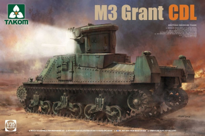 SLEVA  20% DISCOUNT - British Medium Tank M3 Grant CDL 1:35 - Takom