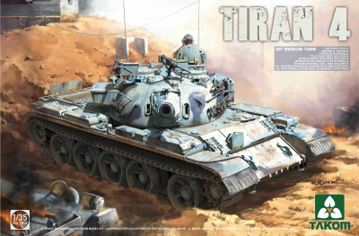 SLEVA  20% DISCOUNT - Tiran 4 IDF Medium Tank 1/35 - Takom