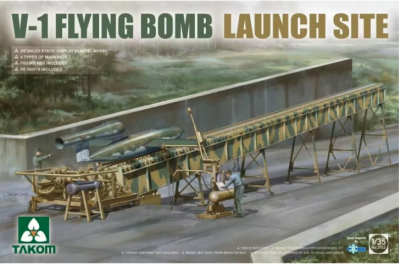 SLEVA 20% DISCOUNT - V-1 Flying Bomb Launch Site 1/35 - Takom