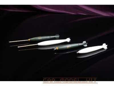 SLEVA 25% DISCOUNT - "SUPER DETAIL WEAPON" MK.81 250LB GENERAL PURPOSE BOMB 4SET 1/32 - KA-Models