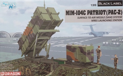 SLEVA 573,-Kč Discount 34% - MIM-104C Patriot Surface-to-Air Missile (SAM) System (PAC-2)1:35 - Dragon