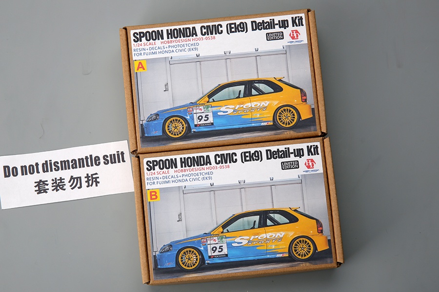 SLEVA 701,-Kč (25% Discount) Spoon Honda Civic Detail up Kit for Fujimi  Honda Civic EK9 1/24 - Hobby Design | Car-model-kit.com