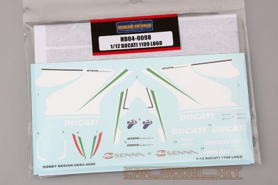 SLEVA   DISCOUNT - Ducati 1199 LOGO - Hobby Design