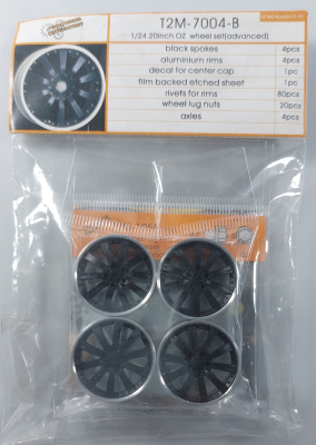 Wheel Set 20inch OZ 1/24 - Tuner Model Manufactory