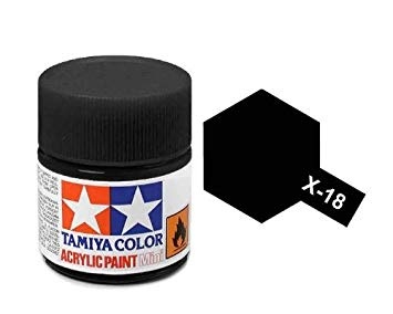 Tamiya Acrylic Model Paints: Smoke (X-19)