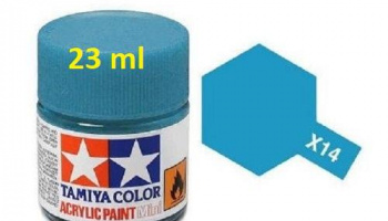 X-23 Clear Blue Acrylic Paint 23ml X23 - Tamiya